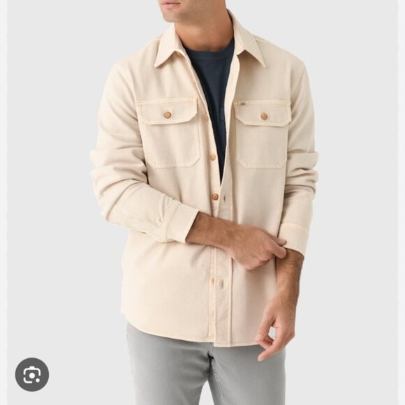 Faherty high standard Organic Cotton Canvas Shirt - Picture 9 of 10